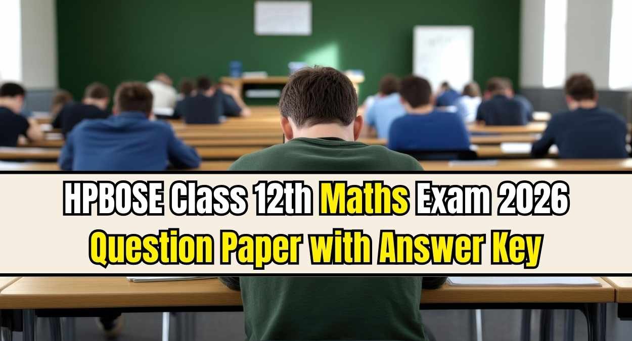 HPBOSE Class 12 Chemistry Exam 2026