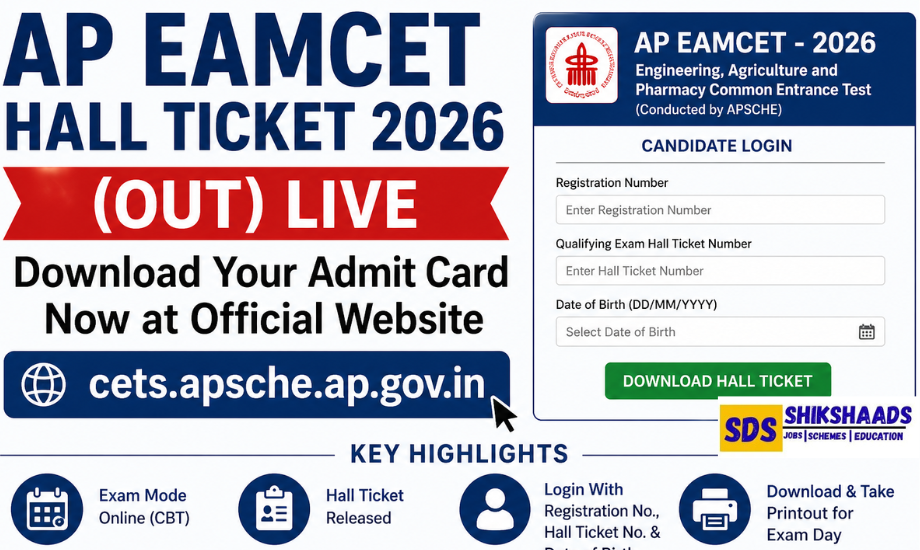 AP EAMCET Hall Ticket 2026