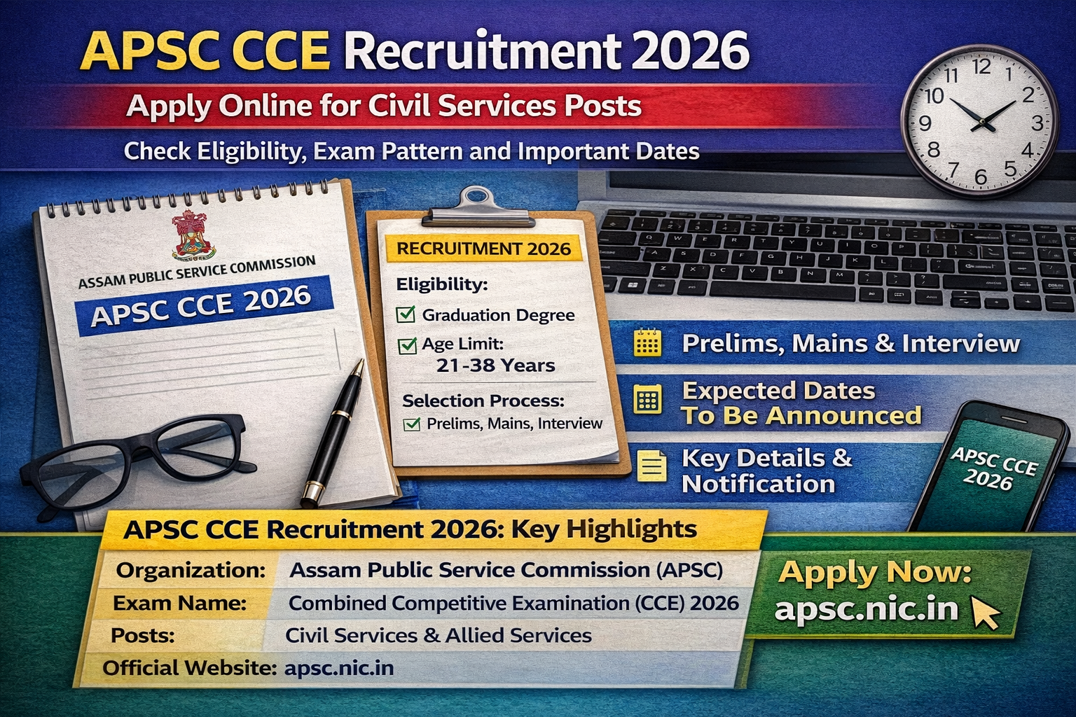 APSC CCE Recruitment 2026